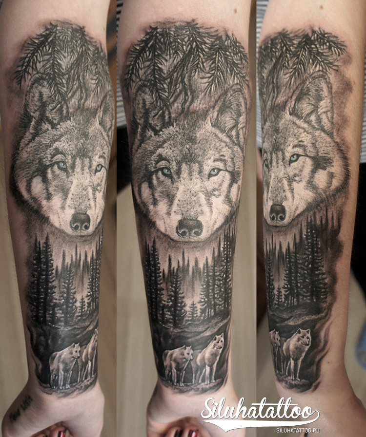 Волки с лого